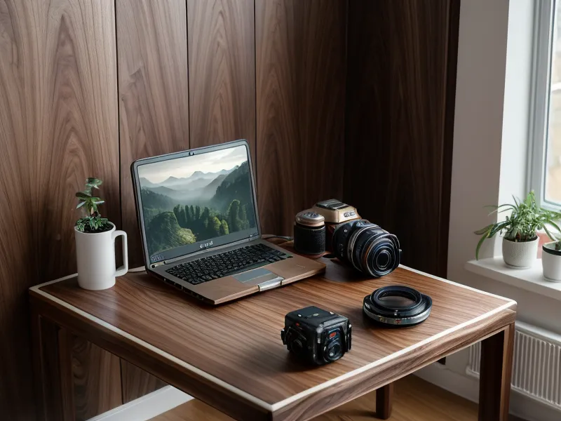 Checkliste für Immobilienfotografie neben einer Sony Alpha 6400 Kamera