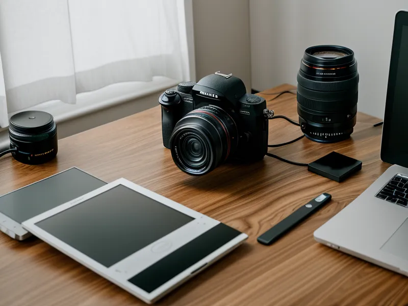 Detailansicht eines Lightroom-Workflows mit Vorher-Nachher-Vergleich eines Schwarzwald-Fotos auf einem MacBook.