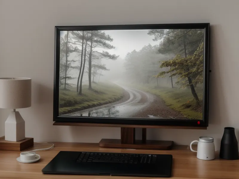 Sony Kamera neben einem ausgedruckten Landschaftsfoto vom Rhein bei Breisach zur Kontrolle der Preset-Anpassung